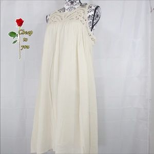 🔥NWT🔥CUPIO SLEEVELESS CROCHETED DRESS NWT SIZE LARGE